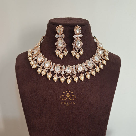 Bridal Splendor Kundan Polki Choker Set