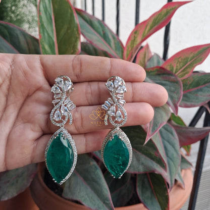 Emerald Elegance Royale Earrings