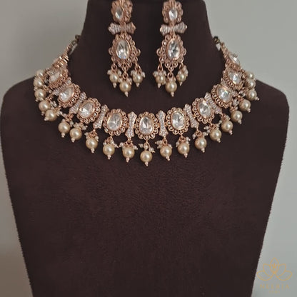 Bridal Splendor Kundan Polki Choker Set