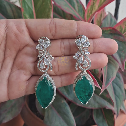 Emerald Elegance Royale Earrings