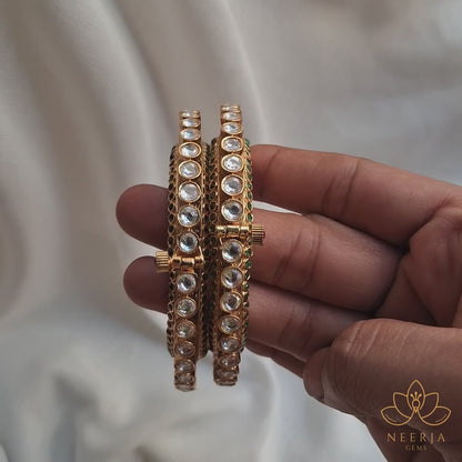 Heritage Gold Filigree Bangles