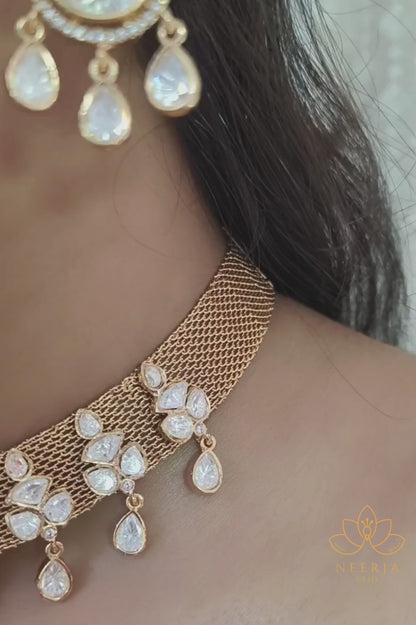 Royal Heritage Kundan & Pearl Choker Set